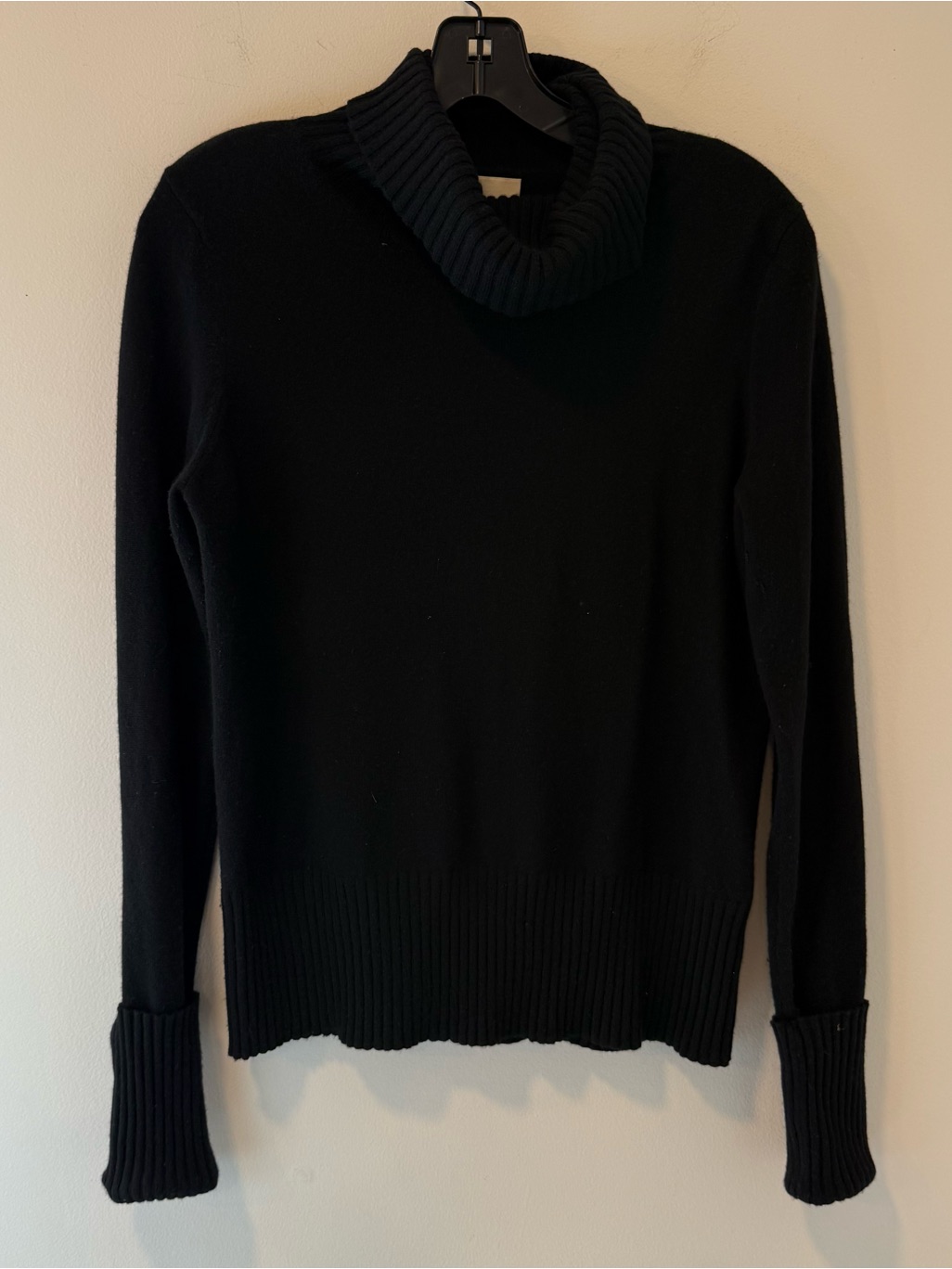 Cynthia Rowley Black Cashmere Sweater Size M #Lux-R